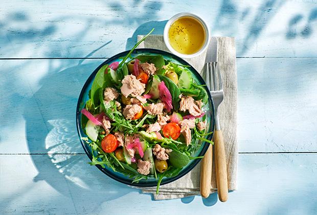Frisse tonijnsalade voor elk moment van de dag 