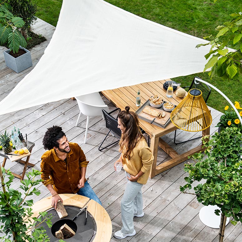 Corroderen kan niet zien Discrepantie Parasol of schaduwdoek kiezen: wat is belangrijk? – Intratuin