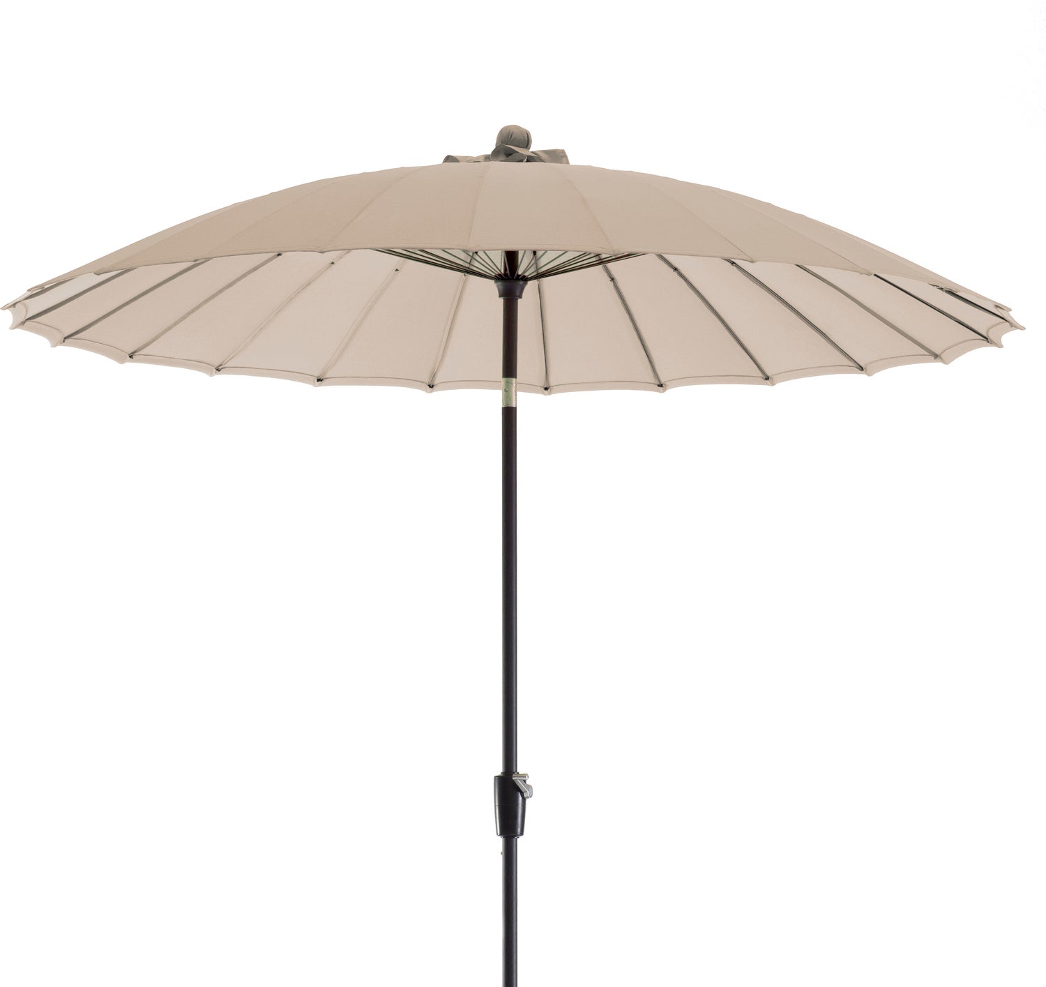 Pijnboom restaurant Petulance Intratuin parasol Shanghai taupe 80+UV D 300 cm kopen | Intratuin