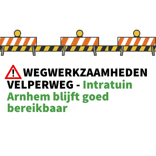 Wegwerkzaamheden Velperweg – Intratuin Arnhem blijft bereikbaar! 