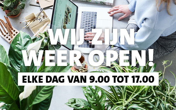 WIJ ZIJN WEER OPEN