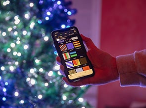 Kerstverlichting met app