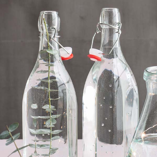 DIY: Kerstgroen in glas flessen stap 1